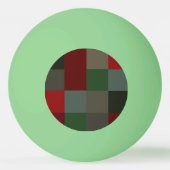 Balle De Ping Pong Luminosité de Noël en vert foncé (Dos)