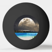 Balle De Ping Pong Lune Et Plage (Devant)