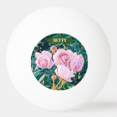 Balle De Ping Pong luxe romantic flowers botanical wallpaper (Devant)