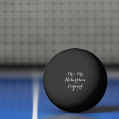 Balle De Ping Pong M. et Mme 25e anniversaire du mariage ping pong ba (Filet)