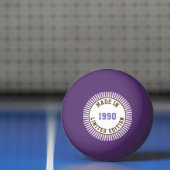 Balle De Ping Pong Made en 1990 (Filet)