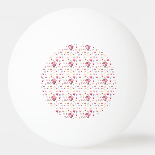 Balle De Ping Pong Magic pink candy world (Dos)