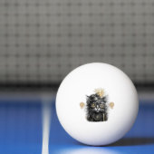 Balle De Ping Pong Magnifique chat Steampunk  (Filet)