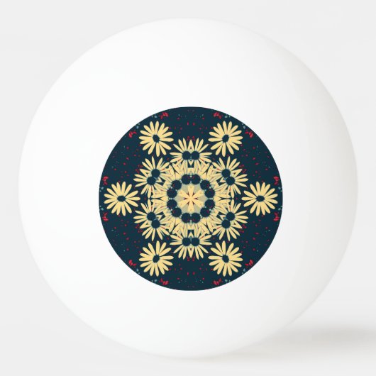 Balle De Ping Pong Mandala Daisy Dreams (Devant)