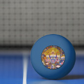 Balle De Ping Pong Mandala orientale thangka Yamantaka dieu (Filet)