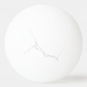 Balle De Ping Pong Marbre blanc (Devant)