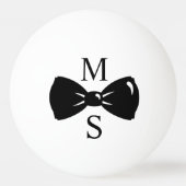 Balle De Ping Pong Mariage Tuxedo Suspendants Bow Cravate (Dos)