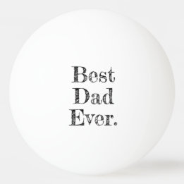 Balle De Ping Pong Meilleur Papa De Tous Les Temps Typographie Dessin