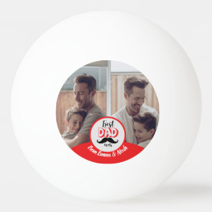 Balle De Ping Pong Meilleur Papa Personnalisé Cadeau de Fête des Père