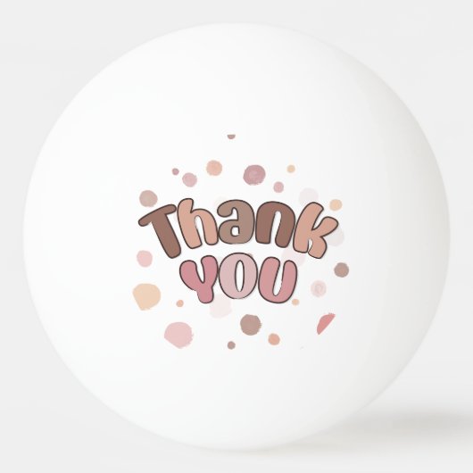 Balle De Ping Pong Merci (Devant)
