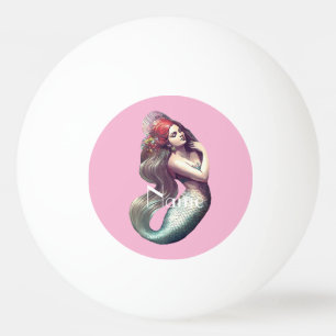 Balle De Ping Pong Mermaid Beauté de Redhead Thunder_Cove