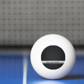 Balle De Ping Pong Métal foncé rayé en acier (Filet)
