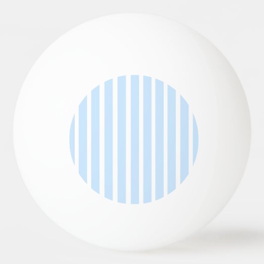Balle De Ping Pong Minces Rayures Bleu Clair (Devant)