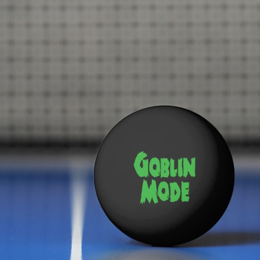 BALLE DE PING PONG MODE GOBLIN (Filet)