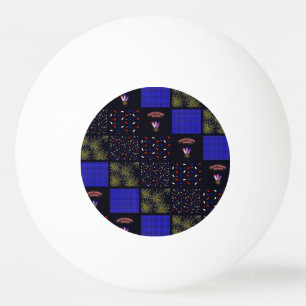 Balle De Ping Pong Modèle patchwork du 4 juillet - 4 juillet
