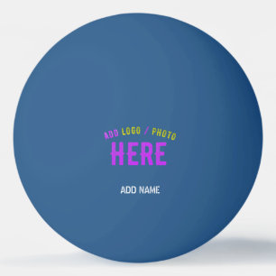 BALLE DE PING PONG MODERNE ET MODERNE PERSONNALISABLE BLEU VÉRIFIÉ