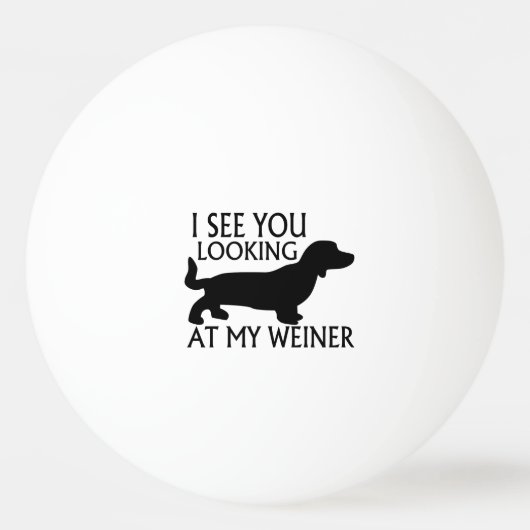 Balle De Ping Pong Mon Weiner (Devant)