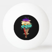 Balle De Ping Pong Monde de la crème glacée (Dos)
