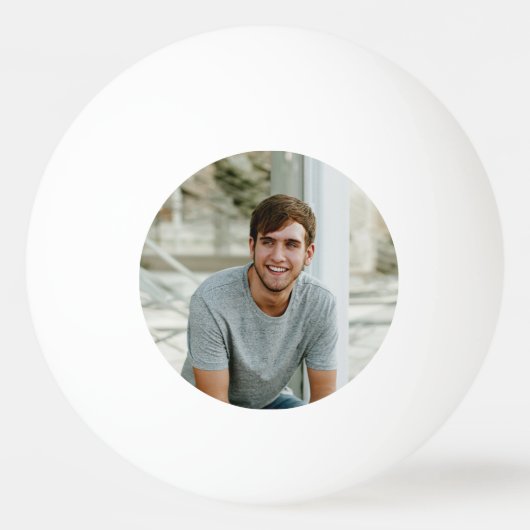 Balle De Ping Pong Monogram Custom Photo Ping Pong Ball (Devant)
