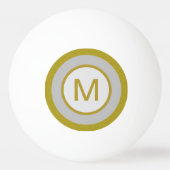 Balle De Ping Pong Monogramme (Devant)