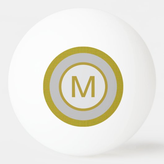 Balle De Ping Pong Monogramme (Devant)