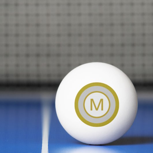 Balle De Ping Pong Monogramme (Filet)