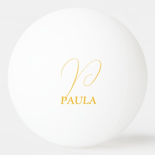 Balle de ping pong monogrammée (Devant)