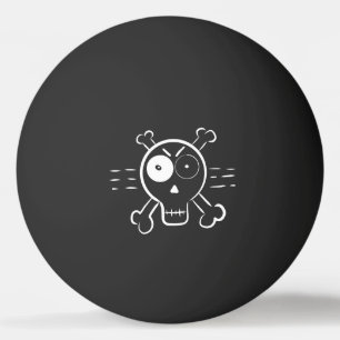 Balle De Ping Pong monstre crâne moche pirates personnage de dessin a