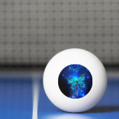 Balle De Ping Pong Morpho Butterfly in the Dark Background (Filet)