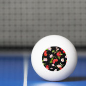 Balle De Ping Pong Motif cerise 2 (Filet)