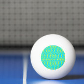 Balle De Ping Pong motif coloré moderne (Filet)