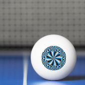 Balle De Ping Pong Motif hexagonal dégradé (Filet)