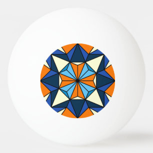 Balle De Ping Pong Motif oriental arabe géométrique sans couture