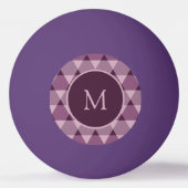 Balle De Ping Pong Motif triangles (Devant)