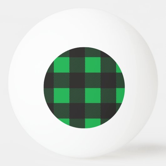 Balle De Ping Pong Motif vert (Devant)