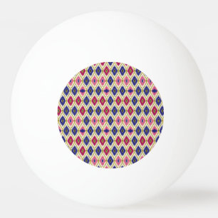 Balle De Ping Pong Motifs géométriques : Illustration textile traditi