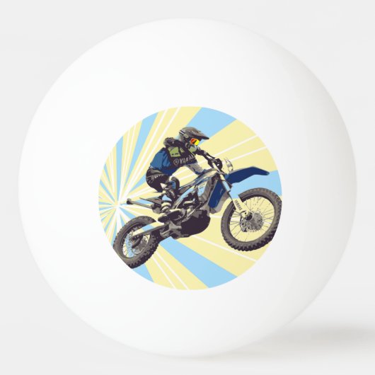 Balle De Ping Pong Motocross (Devant)