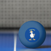 Balle De Ping Pong Mouette drôle avec frites dessin animé (Filet)