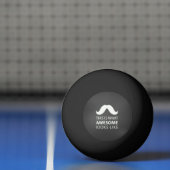 Balle De Ping Pong Moustache Géniale (Filet)