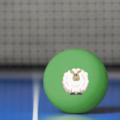 Balle De Ping Pong Mouton blanc souple (Filet)