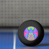 Balle De Ping Pong Multitude de nuances lumineuses ~ Conception fract (Filet)