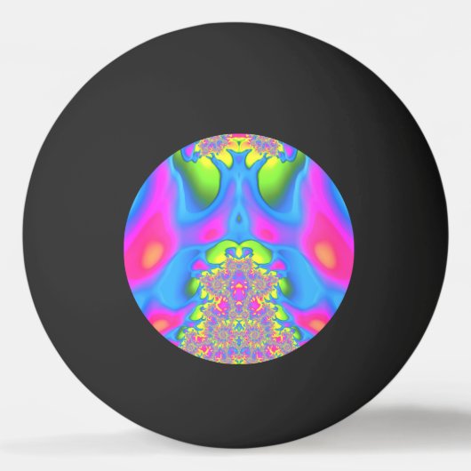 Balle De Ping Pong Multitude de nuances lumineuses ~ Conception fract (Dos)