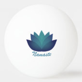 Balle De Ping Pong Namaste Lotus Flower (Dos)