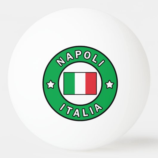 Balle De Ping Pong Napoli Italia (Devant)