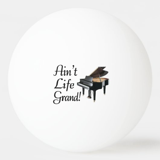Balle De Ping Pong N'est pas le piano à queue de la vie (Devant)