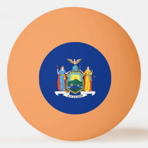 Balle De Ping Pong New York : l'Empire State, Drapeau de la grosse po