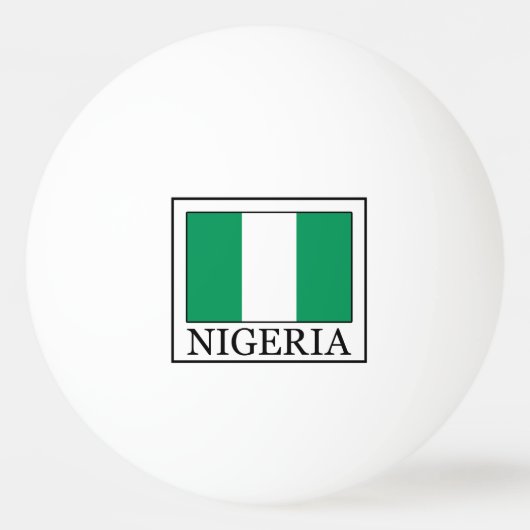 Balle De Ping Pong Nigéria (Devant)