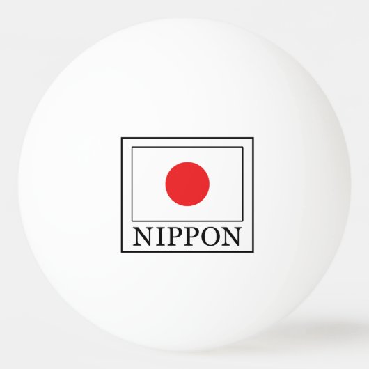 Balle De Ping Pong Nippon (Devant)