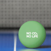 BALLE DE PING PONG NO CO2 PAS DE VIE (Filet)