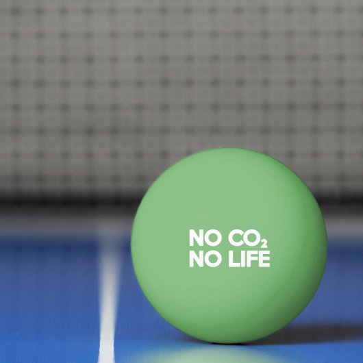 BALLE DE PING PONG NO CO2 PAS DE VIE (Filet)